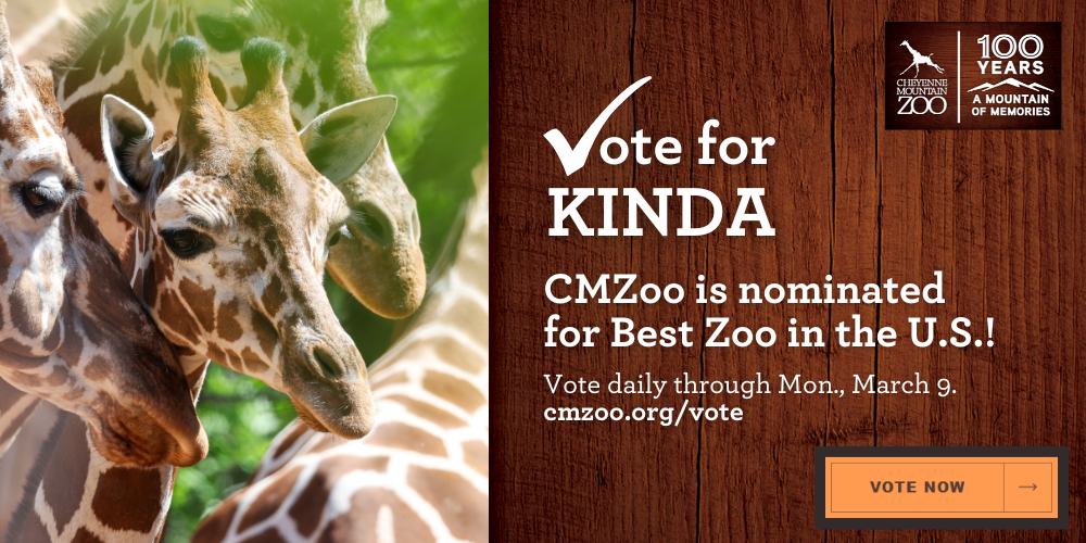 Vote for CMZoo for BEST ZOO in USAToday's 10Best Readers' Choice Awards