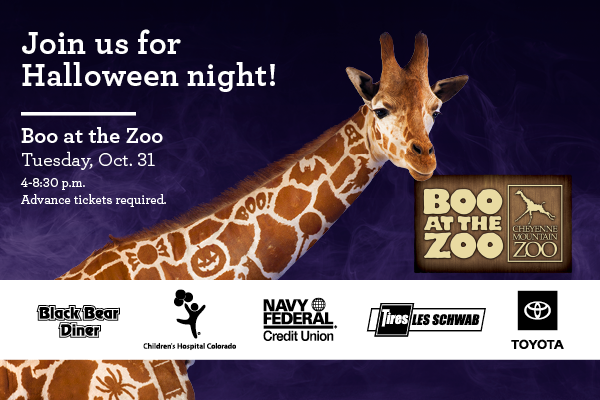 Last 4 nights of Boo at the Zoo 2023! Join us October 27-29 & 31!