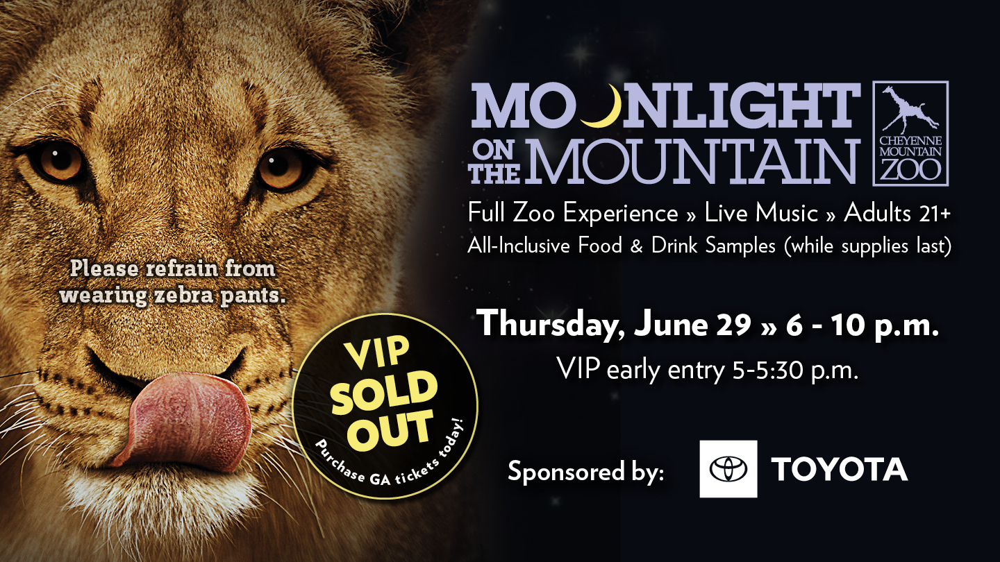 Moonlight on the Mountain VIP tickets are SOLD OUT graphic for June 29, 2023