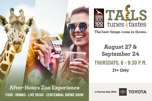 Join us for Tails, Tunes, and Tastes 21+ evening events