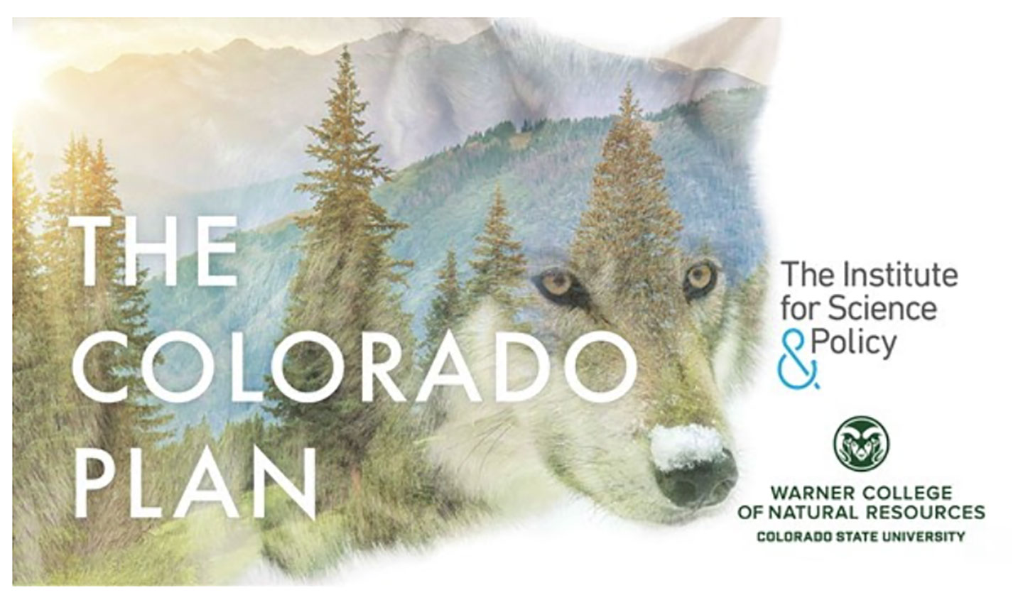 Wolves in Colorado: Webinar graphic banner 2-13-2023