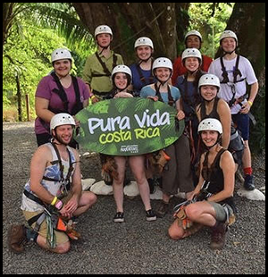 Teen CMZoo group in Costa Rica, December 2019