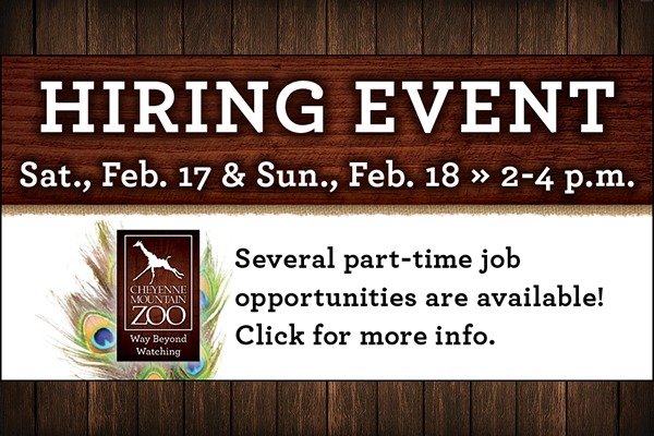 Hiring event date graphic - Feb. 17 & 18, 2024